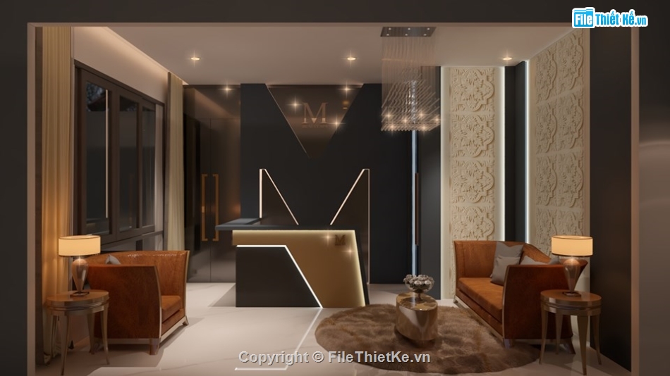 mẫu quán spa dựng sketchup,sketchup spa,sketchup nội thất spa