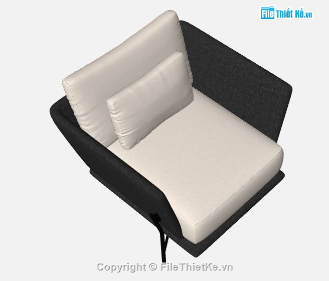 file sketchup ghế,ghế sofa đơn,sketchup sofa