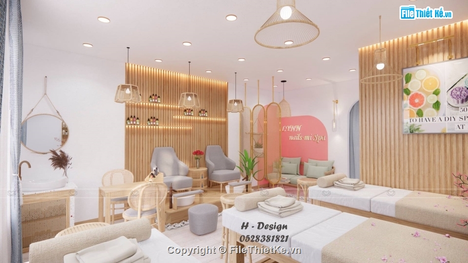 mẫu sketchup nội thất,file sketchup spa,model sketchup spa,file su spa