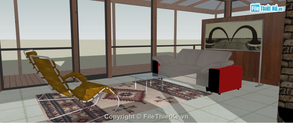 su nhà kính,sketchup nhà kính,su nhà kính 3d,sketchup nhà kính 3d