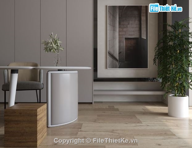 phòng làm việc file su,model su phòng làm việc,file sketchup phòng làm việc,phòng làm việc model su