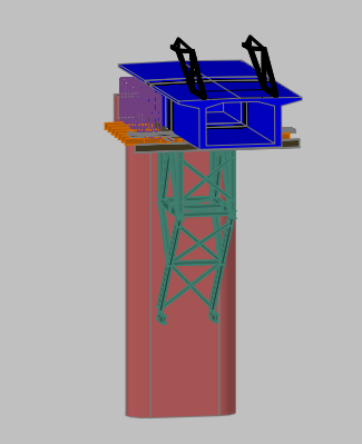 Mô hình,3D,Vẽ hình 3D,cầu 3D,cầu đúc hẫng,3d đúc hẫng