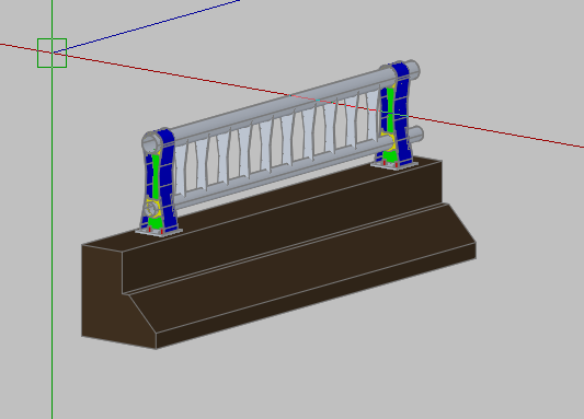 Mô hình,3D,Vẽ hình 3D,cầu 3D,cầu đúc hẫng,3d đúc hẫng