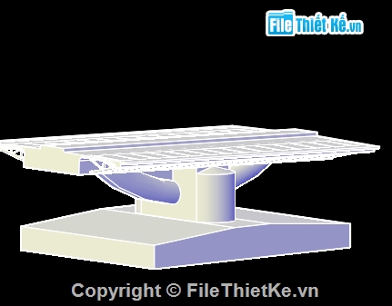 cầu 3D,trụ cầu 3D,cầu vòm,mố trụ cầu,3D trụ cầu vòm