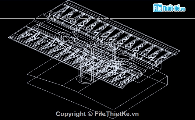 cầu 3D,trụ cầu 3D,cầu vòm,mố trụ cầu,3D trụ cầu vòm