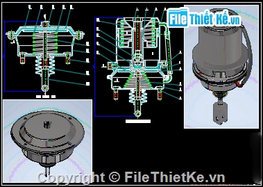 Hệ thống phanh xe,đồ án phanh xe,bản vẽ phanh xe