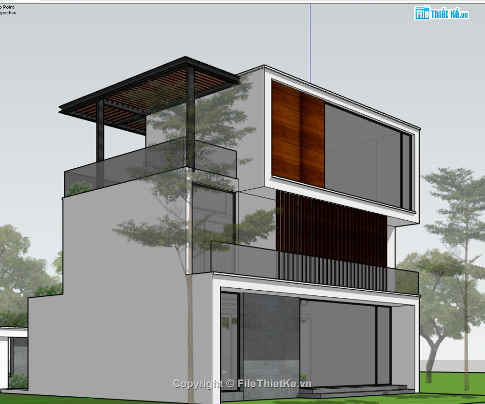 nhà phố 3 tầng file sketchup,nhà phố 3 tầng sketchup,File sketchup nhà phố 3 tầng,model su nhà phố 3 tầng