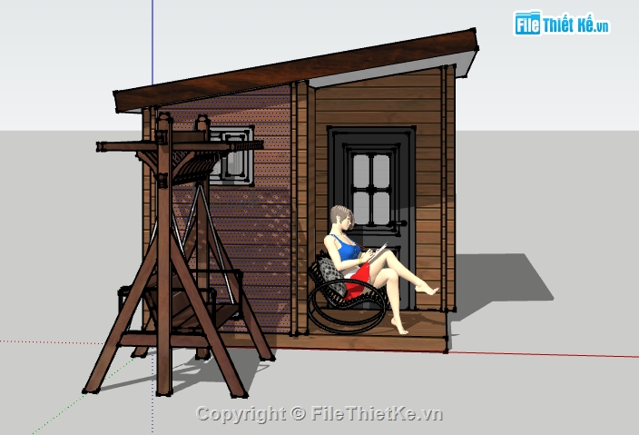 file sketchup nhà bungalow,sketchup nhà bungalow,nhà bungalow,3d sketchup nhà bungalow