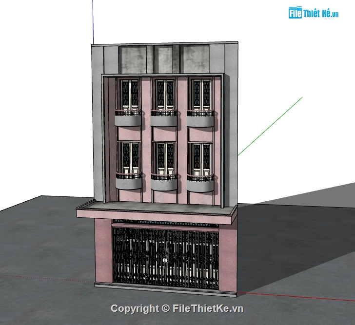 model 3d nhà cổ hà nội,3d nhà cổ hà nội,model su  nhà cổ hà nội,file su  nhà cổ hà nội
