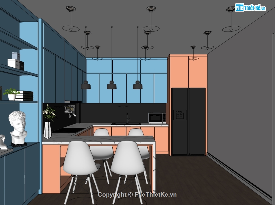 Model sketchup nội thất chung cư,nội thất phòng khách,nội thất phòng ngủ đẹp,su nội thất phòng khách bếp,mẫu sketchup nội thất chung cư