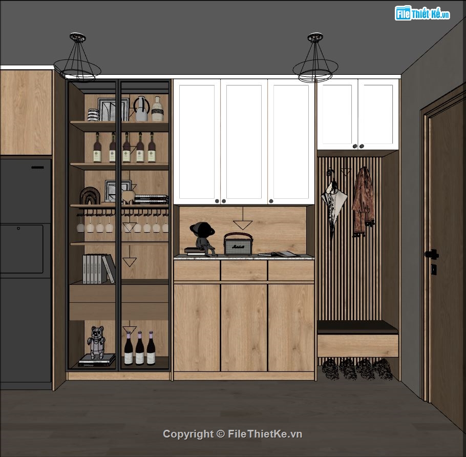 nội thất phòng khách,phòng khách 3d,sketchup phòng khách,phòng khách