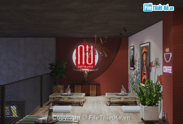 quán cafe,3d nội thất,quán cà fe,nội thất quán cafe,3dmax quán cafe,Model quán cafe