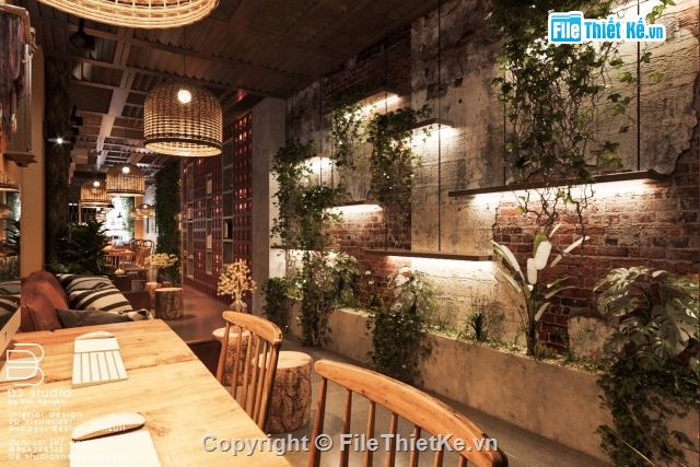 cafe,3dmax,working space,dự án tổ hợp cafe,quán coffee
