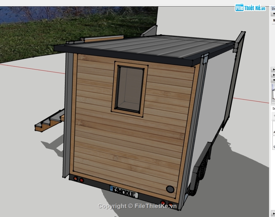 file sketchup Nhà bungalow,file 3d sketchup Nhà bungalow,Model 3d sketchup Nhà bungalow,sketchup Nhà bungalow