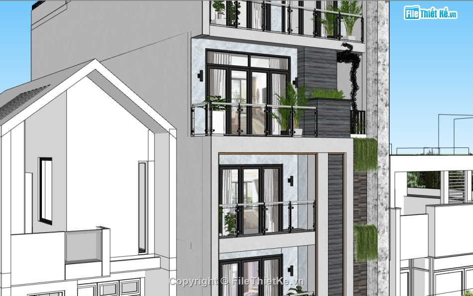 Nhà lô phố 5 tầng,Nhà phố 5 tầng 5x16m,Nhà phố 5 tầng 4x21.95m,nhà phố  5 tầng