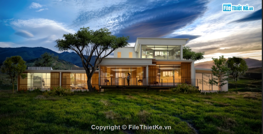 nghỉ dưỡng,khu nghỉ dưỡng,nhà khu nghỉ dưỡng,file sketchup biệt thự nghỉ dưỡng