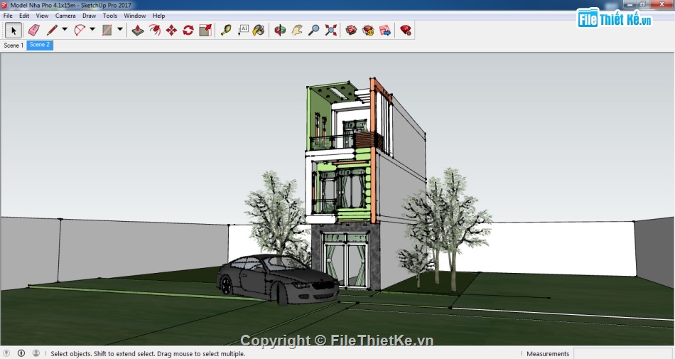 model nhà phố,nhà phố 3 tầng,nhà phố