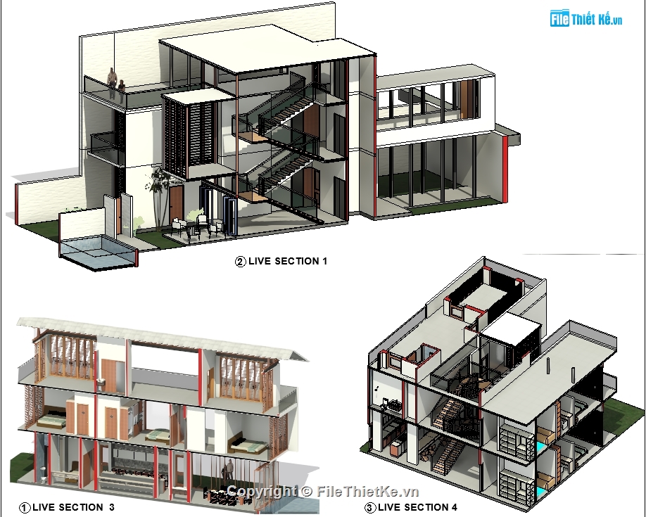 biệt thự 3 tầng,kiến trúc biệt thự,biệt thự 3 tầng đẹp,bản vẽ biệt thự 3 tầng