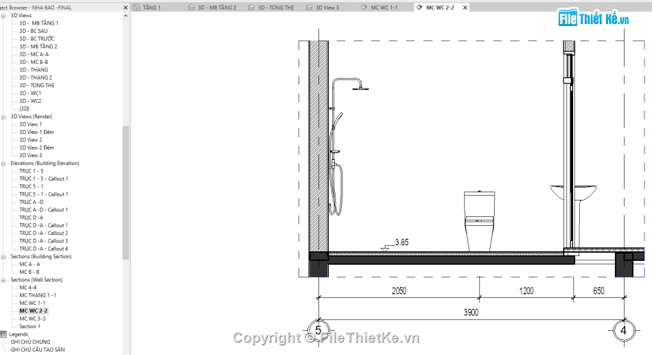 nhà phố  2 tầng,2 tầng,nhà hàng  2 tầng,Nhà phố 2 tầng 8x18.17m,Revit nhà phố 2 tầng