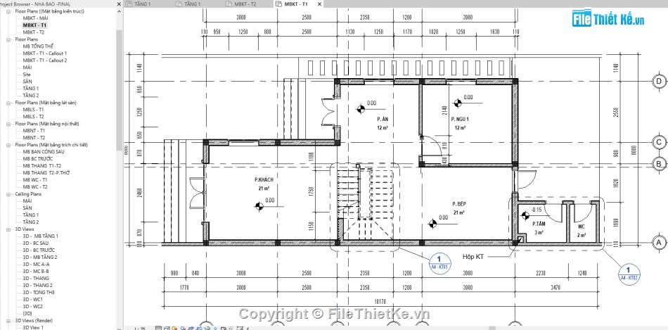 nhà phố  2 tầng,2 tầng,nhà hàng  2 tầng,Nhà phố 2 tầng 8x18.17m,Revit nhà phố 2 tầng