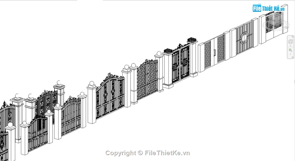 thư viện cửa revit,cổng,thư viện cửa,mẫu cổng