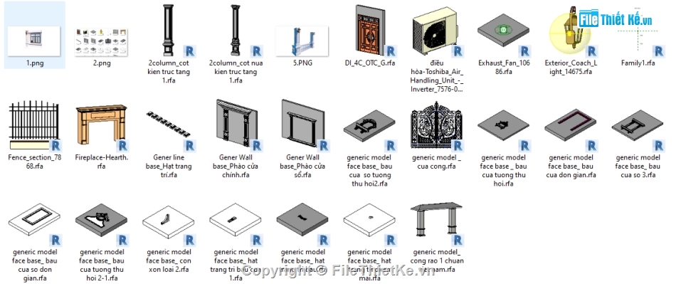 tổng hợp các mẫu,mẫu cổng,revit tân cổ điển,cổ điển,revit tân cổ,Model tân cổ điển