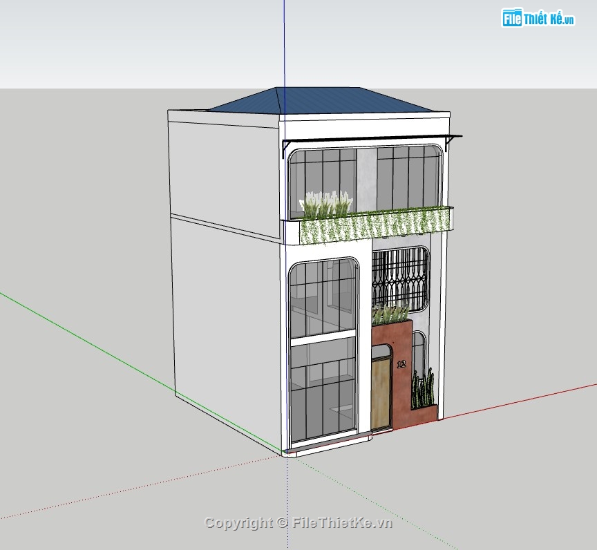 shophouse,su shophouse,sketchup shophouse