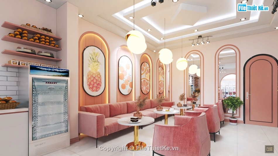Model quán,Model sketchup quán,Su cửa hàng,sketchup cửa hàng,sketchup 2018 cửa hàng quán bán bánh,quán coffee su