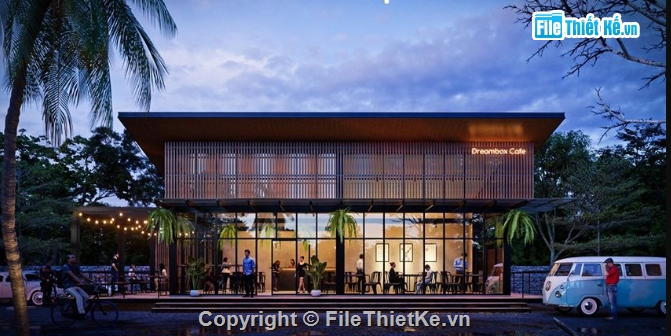 Phối cảnh Quán cafe,file su quán cafe,sketchup cafe,su cửa hàng cafe,Su quán ăn