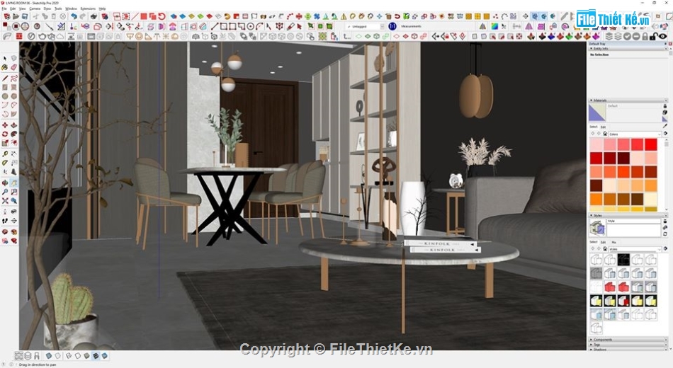 nội thất chung cư,Sketchup nội thất chung cư,Model nội thất,Sketchup chung cư,nội thất phòng khách