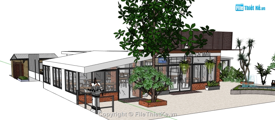 File su nhà hàng 1 tầng,model su nhà hàng 1 tầng,file sketchup nhà hàng 1 tầng,sketchup nhà hàng 1 tầng,sketchup 3d nhà hàng 1 tầng,3d nhà hàng 1 tầng