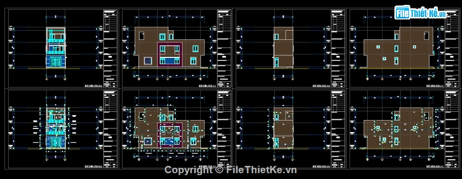 nhà phố 3 tầng,file cad nhà phố 3 tầng,sketchup nhà phố 3 tầng,bản vẽ nhà phố 3 tầng,nhà phố 3 tầng 5.5x18m