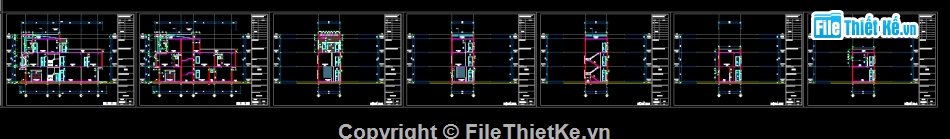 nhà phố 3 tầng,file cad nhà phố 3 tầng,sketchup nhà phố 3 tầng,bản vẽ nhà phố 3 tầng,nhà phố 3 tầng 5.5x18m