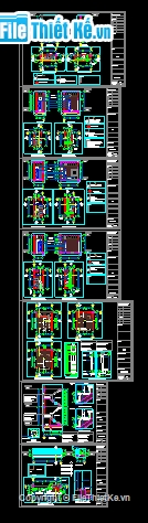 nhà phố 3 tầng,file cad nhà phố 3 tầng,sketchup nhà phố 3 tầng,bản vẽ nhà phố 3 tầng,nhà phố 3 tầng 5.5x18m