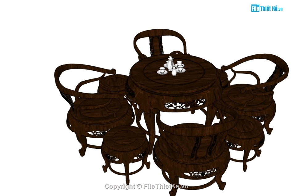bàn ghế đồng kỵ,file sketchup bàn trà đồng kỵ,model sketchup bàn trà đồng kỵ,sketchup bàn trà đồng kỵ