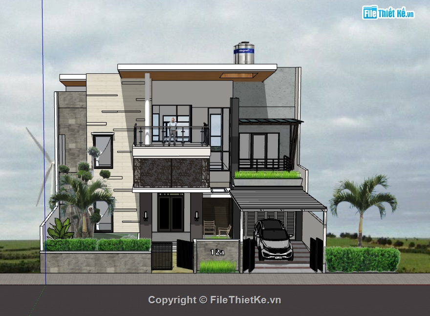 file sketchup biệt thự 2 tầng,3d sketchup biệt thự 2 tầng,model sketchup biệt thự 2 tầng,sketchup biệt thự 2 tầng