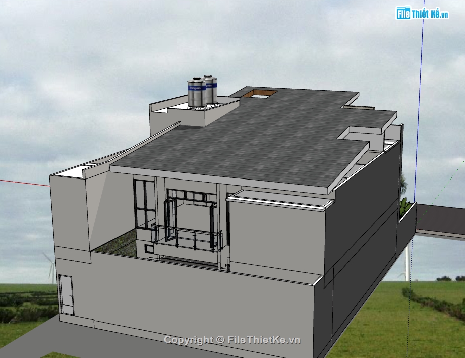 file sketchup biệt thự 2 tầng,3d sketchup biệt thự 2 tầng,model sketchup biệt thự 2 tầng,sketchup biệt thự 2 tầng