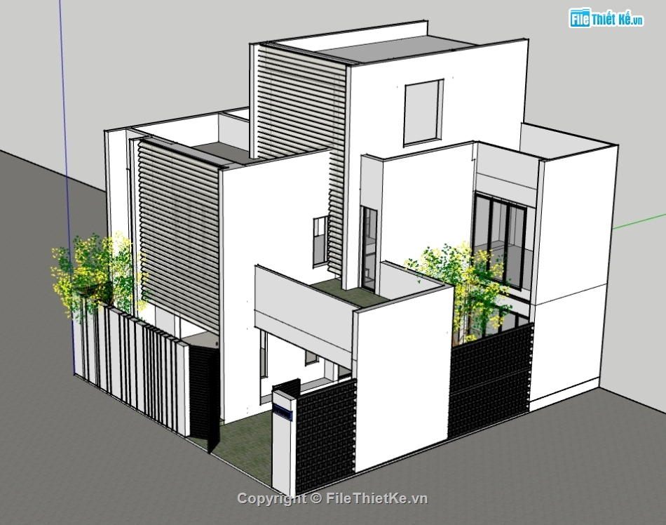 su Biệt thự 3 tầng,su villa 3 tầng,su villa,villa 3 tầng 11.6x11.8m,thiết kế biệt thự 3 tầng