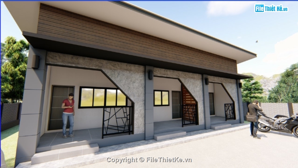 sketchup căn hộ,Model sketchup homestay,Model sketchup căn hộ,File sketchup căn hộ