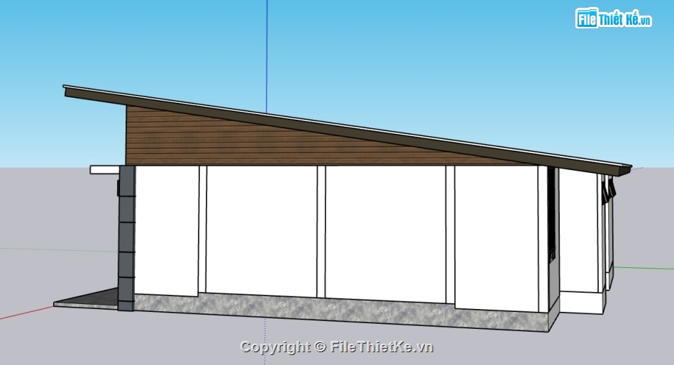 sketchup căn hộ,Model sketchup homestay,Model sketchup căn hộ,File sketchup căn hộ
