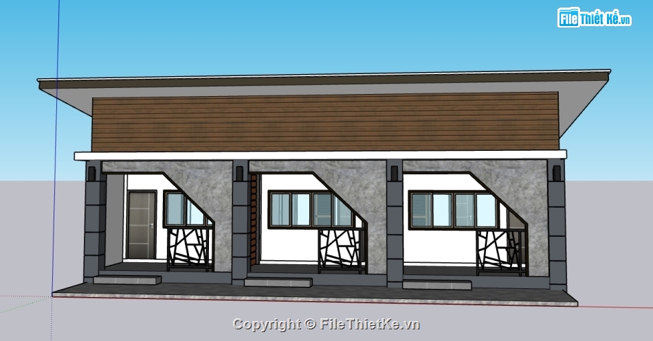 sketchup căn hộ,Model sketchup homestay,Model sketchup căn hộ,File sketchup căn hộ