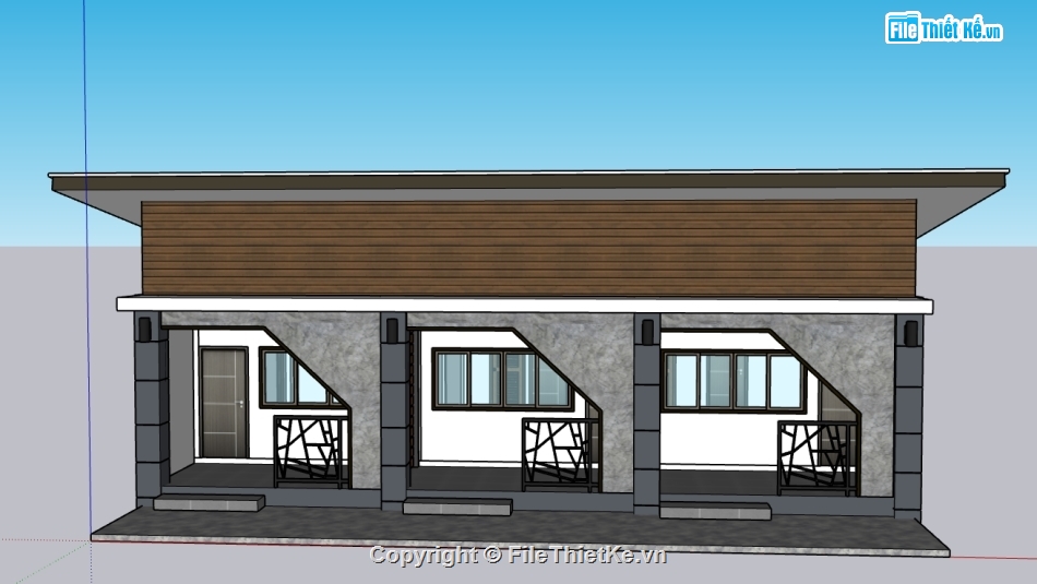 sketchup căn hộ,Model sketchup homestay,Model sketchup căn hộ,File sketchup căn hộ