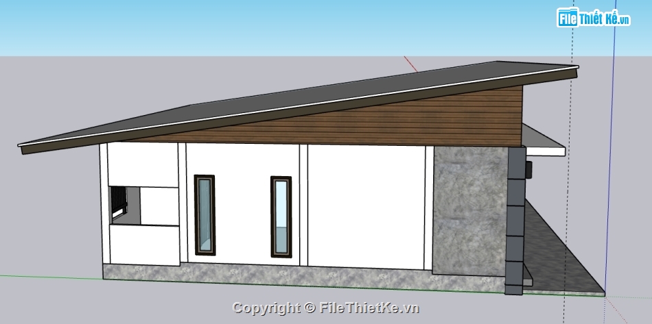 sketchup căn hộ,Model sketchup homestay,Model sketchup căn hộ,File sketchup căn hộ