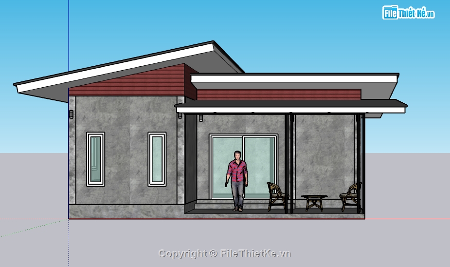 model su home stay,model sketchup căn hộ,file sketchup căn hộ,sketchup home stay,file sketchup home stay