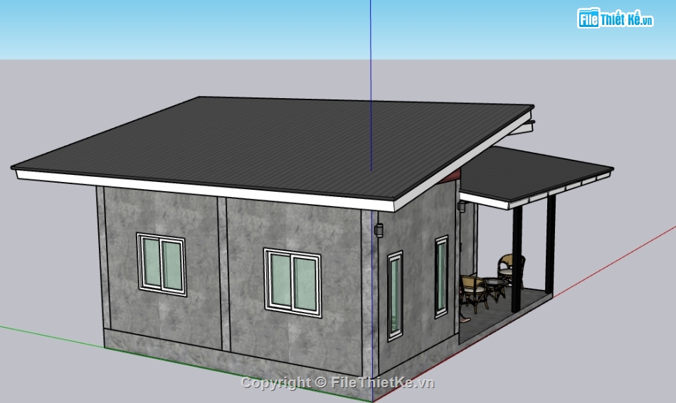 model su home stay,model sketchup căn hộ,file sketchup căn hộ,sketchup home stay,file sketchup home stay