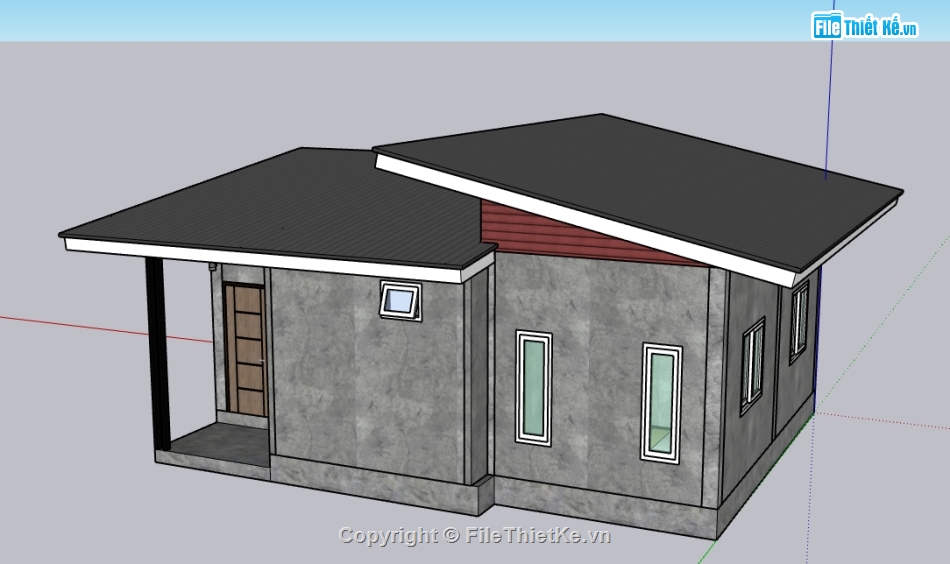 model su home stay,model sketchup căn hộ,file sketchup căn hộ,sketchup home stay,file sketchup home stay