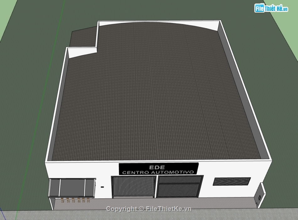 sketchup cửa hàng,file 3d cửa hàng,model 3d cửa hàng,file sketchup cửa hàng