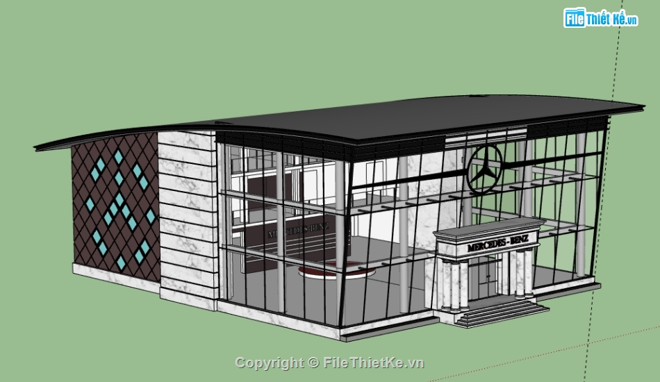 sketchup cửa hàng,file sketchup cửa hàng,model sketchup cửa hàng,3d sketchup cửa hàng