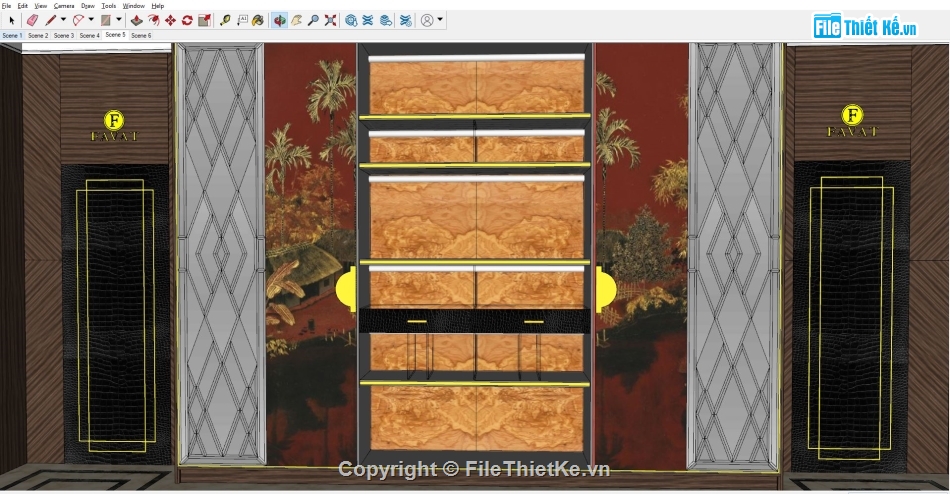 biệt thự 2 tầng,biệt thự file su,file su biệt thự 2 tầng,file su biệt thự,model su biệt thự