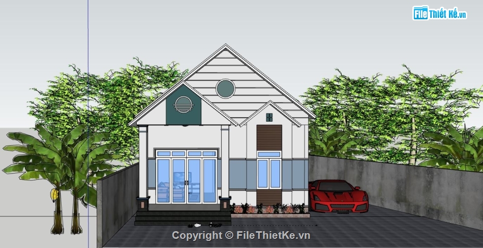 nhà cấp 4,file sketchup nhà cấp 4,nhà cấp 4 file su,model su nhà cấp 4,nhà cấp 4 sketchup,sketchup nhà cấp 4